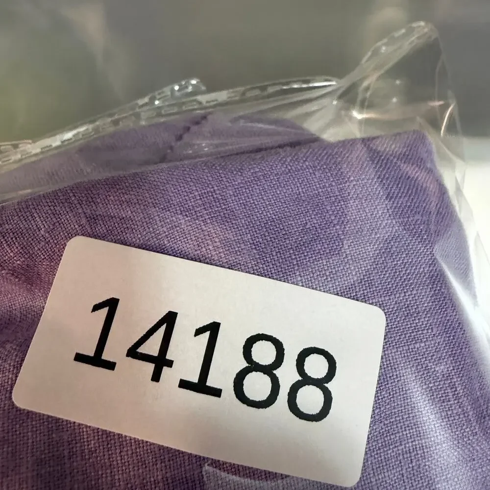 Tommy Bahama Relax 100% Linen Short Sleeve Shirt Men's Extra Large Purple Camp - Picture 9 of 9